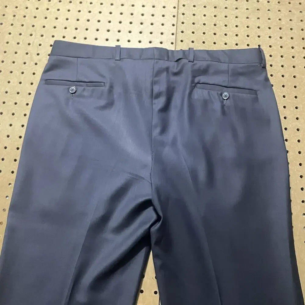 Peter Millar Suit Mens 40 S Navy 2pc Wool Blazer Pants 37x30 Modern Canada MINT